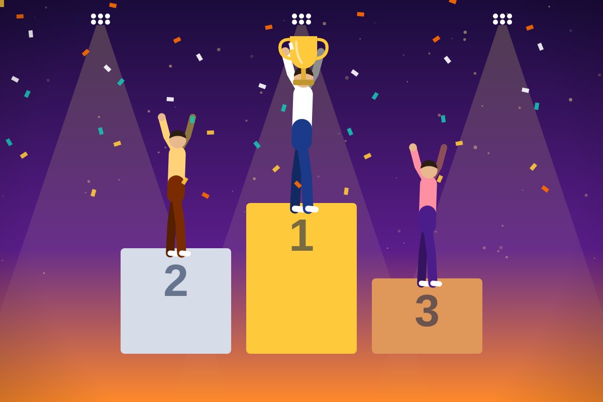 Sample - Winners podium